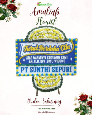 Papan Bunga Duka di Selamalofo
